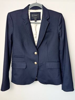 J. Crew Schoolboy Navy Wool Blazer